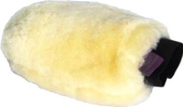 Putzhandschuh Lammfell "beige"
