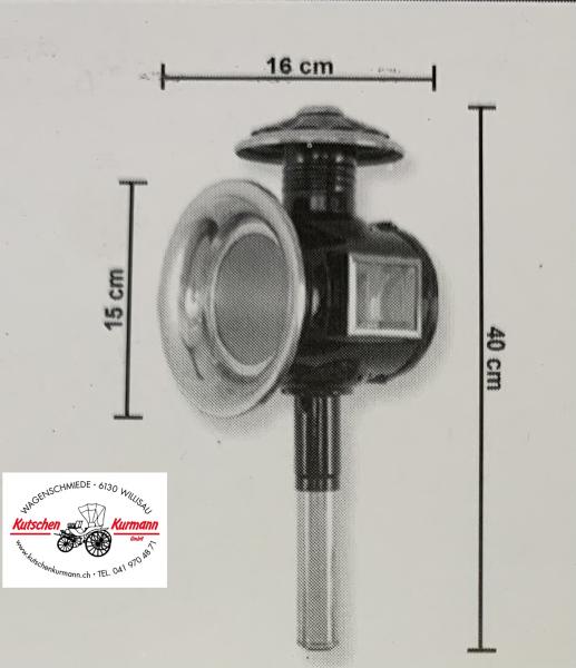 Kofferset Kutschenlampe rund