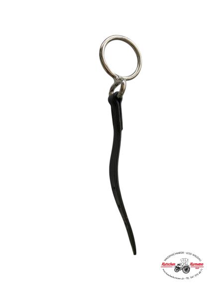 Leinenring mit Lederstrippe